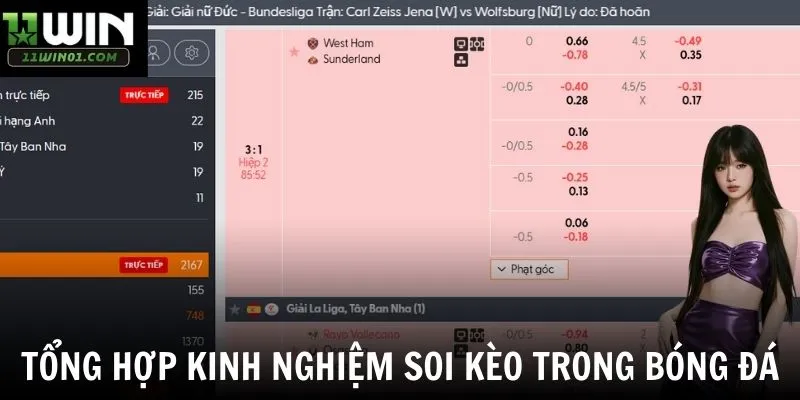 Tổng hợp kinh nghiệm soi kèo trong bóng đá